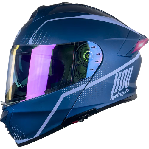 CASCO KOV THUNDER WAVES AZUL