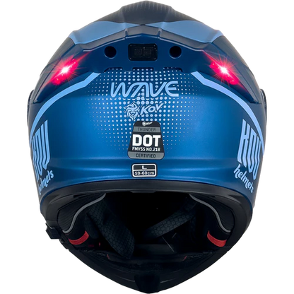 CASCO KOV THUNDER WAVES AZUL