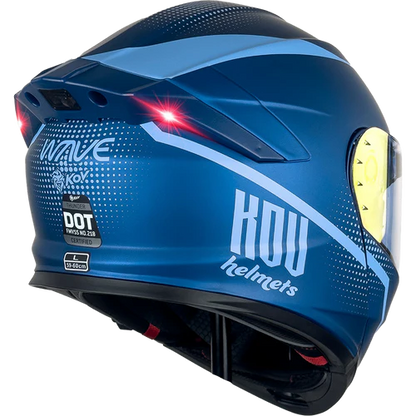 CASCO KOV THUNDER WAVES AZUL